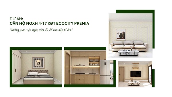 HOÀN THIỆN NỘI THẤT CĂN HỘ NOXH 4-17 | ECOCITY PREMIA