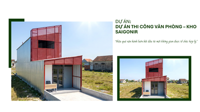 DỰ ÁN THI CÔNG VĂN PHÒNG – KHO SAIGONIR